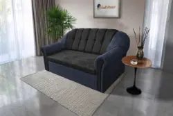 Alíz 3-as kanapé ágyazható sötét palakék és bivalyfekete