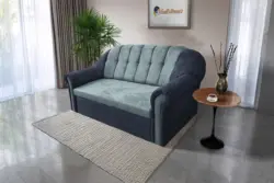 Alíz 3-as kanapé ágyazható sötét palakék és csukaszürke
