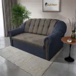 Alíz 3-as kanapé ágyazható sötét palakék és vakondszürke