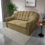 Alíz 3-as kanapé ágyazható sötét sivatagsárga