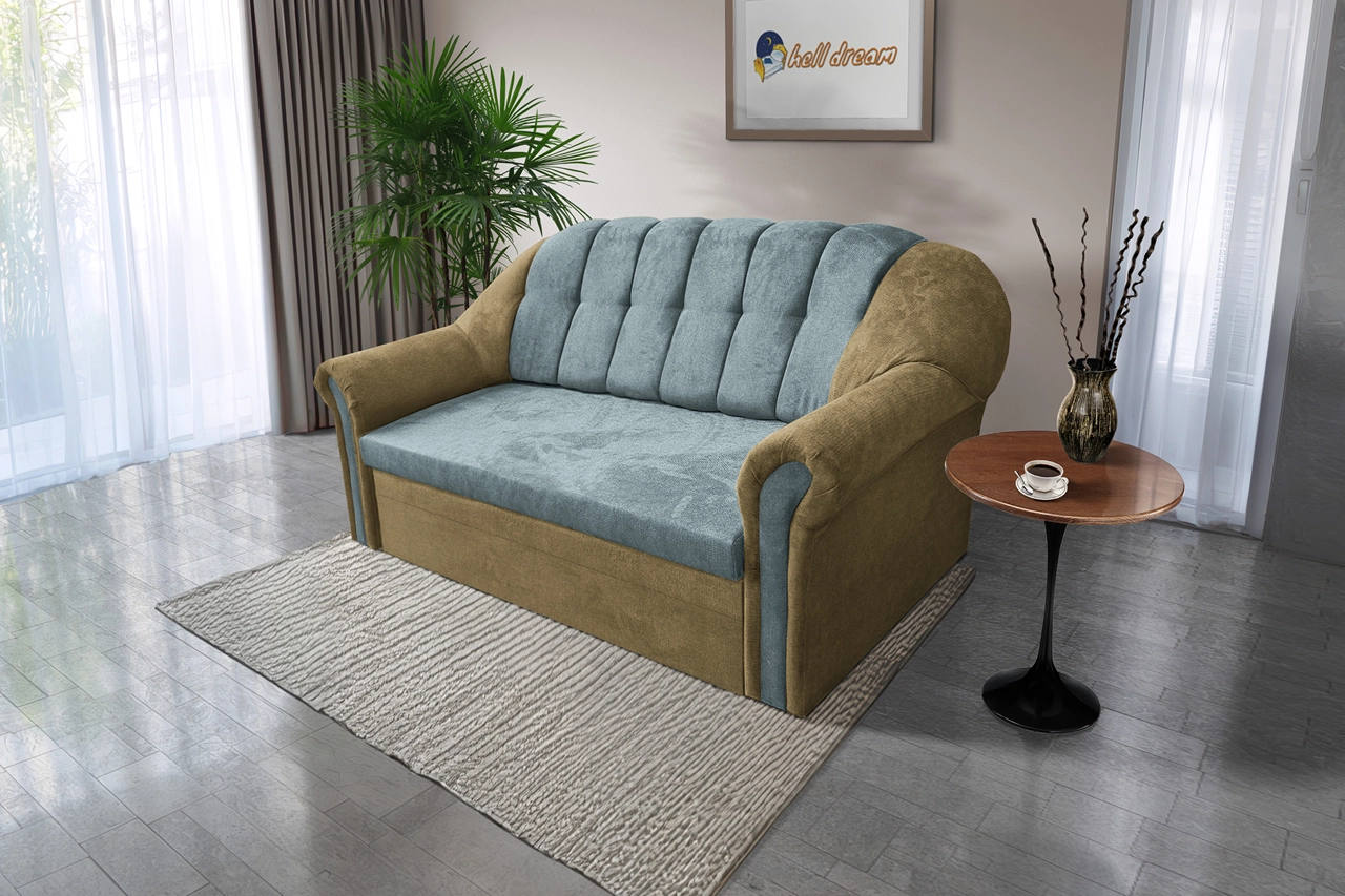 Alíz 3-as kanapé ágyazható sötét sivatagsárga és csukaszürke Alíz 3-as kanapé ágyazható sötét sivatagsárga és csukaszürke