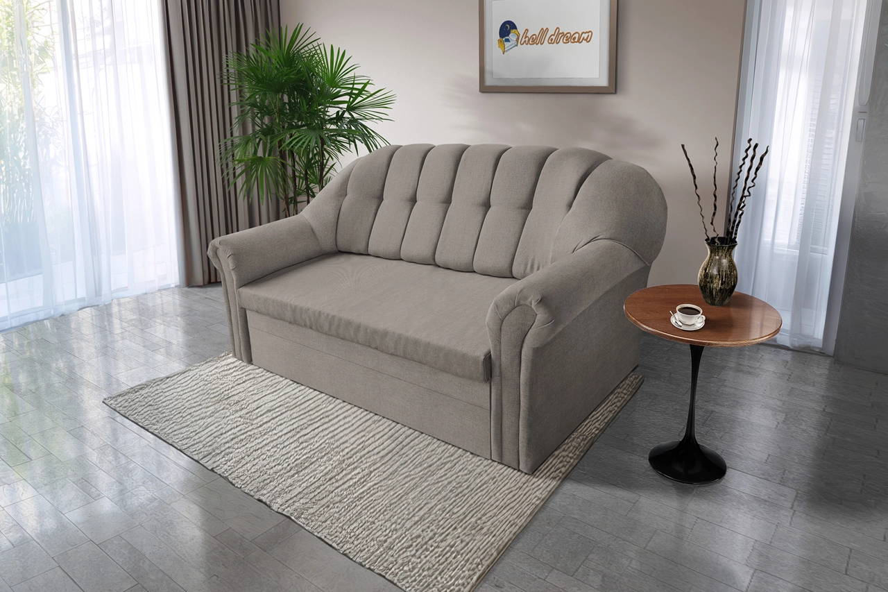 Alíz 3-as kanapé ágyazható szamárszürke