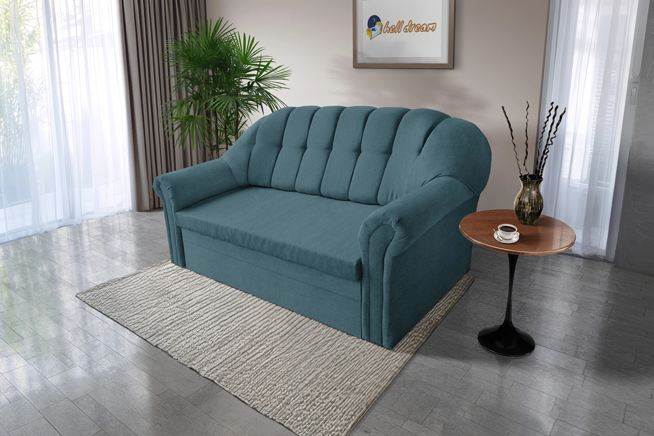 Alíz 3-as kanapé ágyazható szürkés kadét