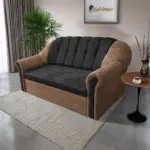 Alíz 3-as kanapé ágyazható világos datolyabarna és bivalyfekete