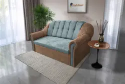 Alíz 3-as kanapé ágyazható világos datolyabarna és csukaszürke