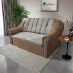 Alíz 3-as kanapé ágyazható világos datolyabarna és ónszürke