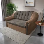 Alíz 3-as kanapé ágyazható világos datolyabarna és vakondszürke