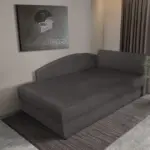 Barbi saroktámlás ágyneműtartós heverő kvarcszürke