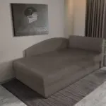 Barbi saroktámlás ágyneműtartós heverő mély földszürke