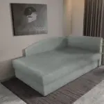 Barbi saroktámlás ágyneműtartós heverő óezüst