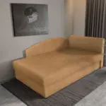 Barbi saroktámlás ágyneműtartós heverő okker