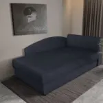 Barbi saroktámlás ágyneműtartós heverő ónix