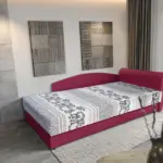 Elefántos saroktámlás heverő ágyneműtartóval szeder