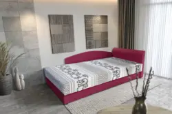 Elefántos saroktámlás heverő ágyneműtartóval szeder