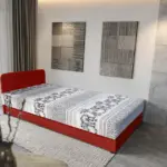 Fáni hagyományos heverő japán karminvörös