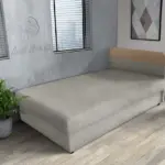 Gabi ezüst serlegszürke ágyneműtartós heverő 90x200