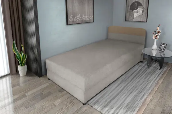 Gabi ezüst serlegszürke ágyneműtartós heverő 90x200 cm hagyományos vonzó 2 változatban - image 2