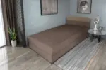 Gabi pasztell taupe ágyneműtartós heverő 90x200