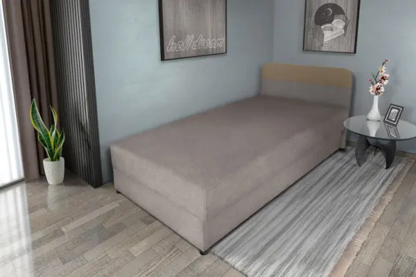 Gabi szamárszürke ágyneműtartós heverő 90x200