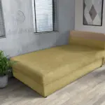 Gabi száraz olíva ágyneműtartós heverő 90x200