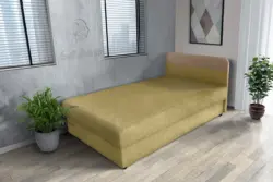 Gabi száraz olíva ágyneműtartós heverő 90x200