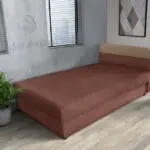 Gabi toszkán vörös ágyneműtartós heverő 90x200