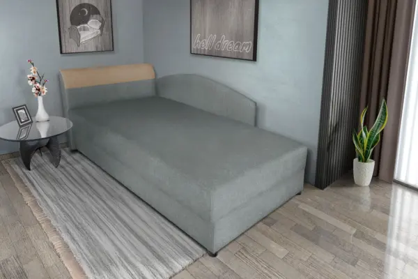 Maja ágyneműtartós saroktámlás heverő óezüst