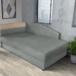 Maja ágyneműtartós saroktámlás heverő óezüst