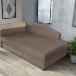 Maja ágyneműtartós saroktámlás heverő pasztell taupe
