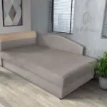 Maja ágyneműtartós saroktámlás heverő szamárszürke