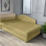 Maja ágyneműtartós saroktámlás heverő száraz olíva