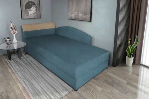 Maja ágyneműtartós saroktámlás heverő szürkés kadét