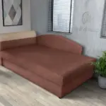 Maja ágyneműtartós saroktámlás heverő toszkán vörös