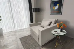 Mama ágyneműtartós fotelágy ezüst serlegszürke