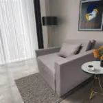 Mama ágyneműtartós fotelágy szamárszürke színben