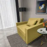 Mama ágyneműtartós fotelágy száraz olíva színben