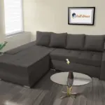 Wixy Gold L alakú sarokkanapé kvarcszürke