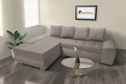 Wixy Gold L alakú sarokkanapé szamárszürke