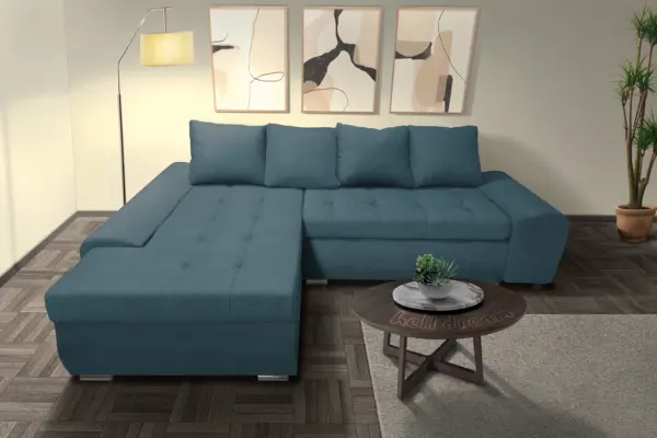 Wixy gold l alakú sarokkanapé szürkés kadét hatékony 2 méretben - image 2