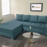 Wixy Gold L alakú sarokkanapé szürkés kadét