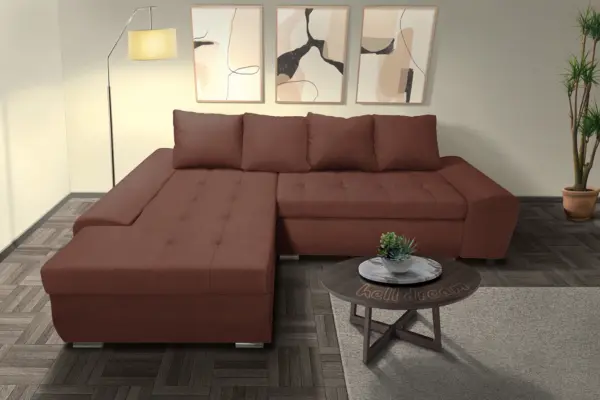 Wixy gold l alakú sarokkanapé toszkán vörös