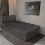 Zoé hagyományos ágyneműtartós heverő kvarcszürke