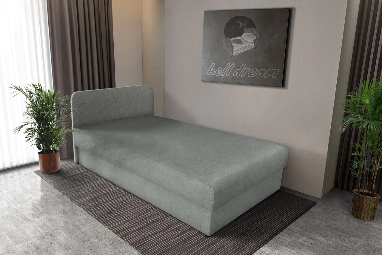 Zoé hagyományos ágyneműtartós heverő óezüst