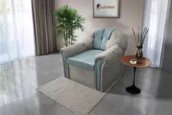 Alíz 1-es fotel ónszürke és csukaszürke