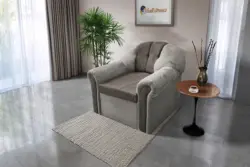 Alíz 1-es fotel ónszürke és vakondszürke