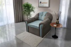 Alíz 1-es fotel vakondszürke és csukaszürke