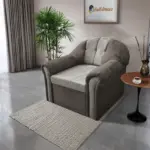Alíz 1-es fotel vakondszürke és ónszürke
