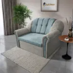 Alíz 2-es kanapé ágyazható ónszürke és csukaszürke