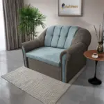 Alíz 2-es kanapé ágyazható vakondszürke és csukaszürke