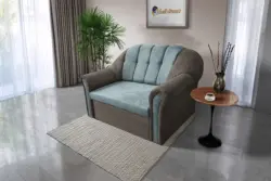 Alíz 2-es kanapé ágyazható vakondszürke és csukaszürke